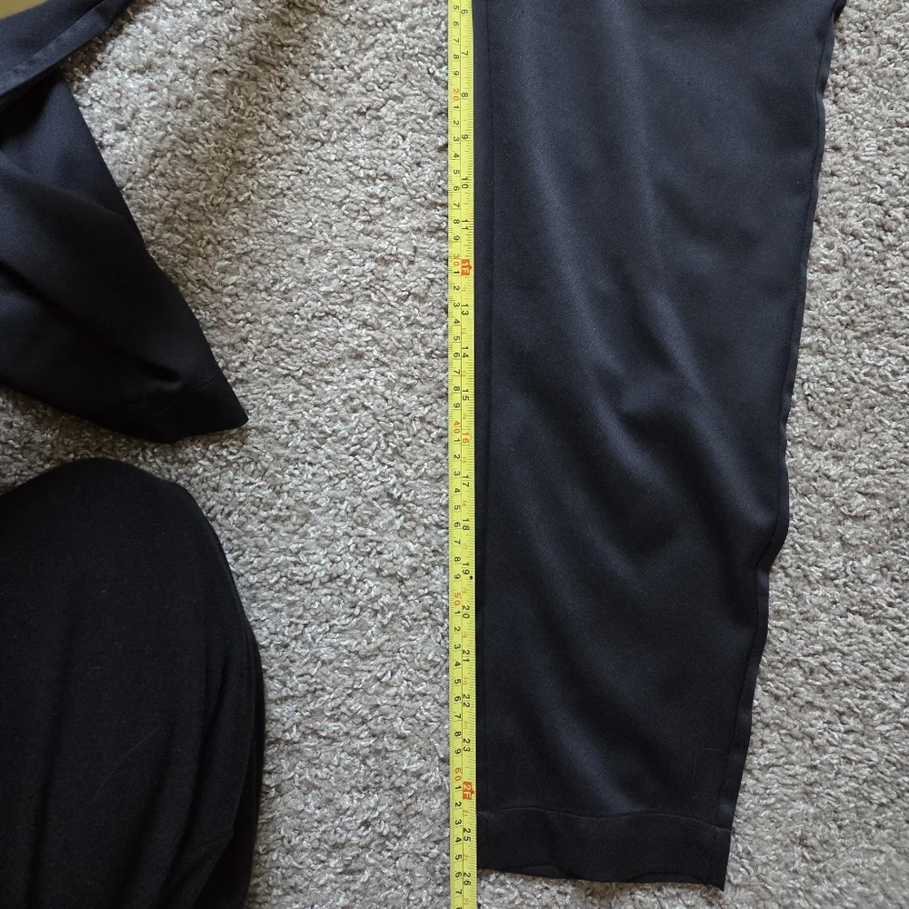 EUC Satin Taper Pants Black - Picture 8 of 12